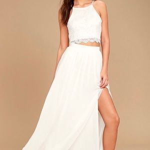 Lulus Two Piece Maxi Dress